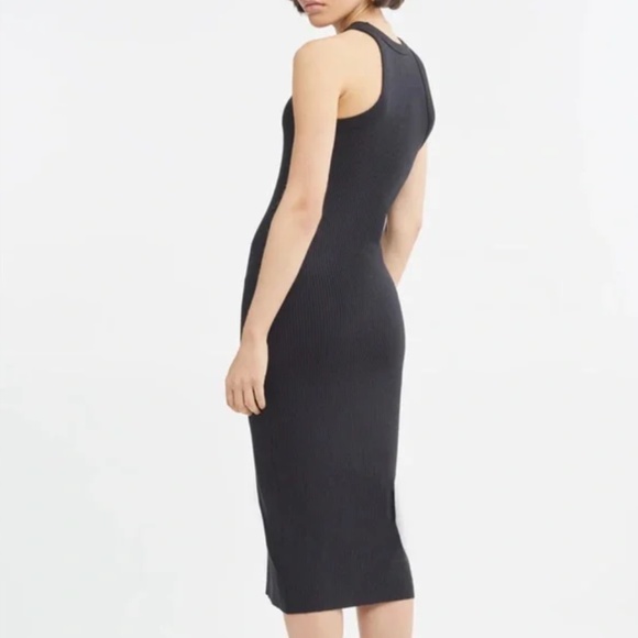 Bandier WSLY Rivington ribbed black dress S - Picture 3 of 7